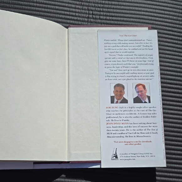 The Go-Giver Red Hardcover Book - Picture 5 of 5